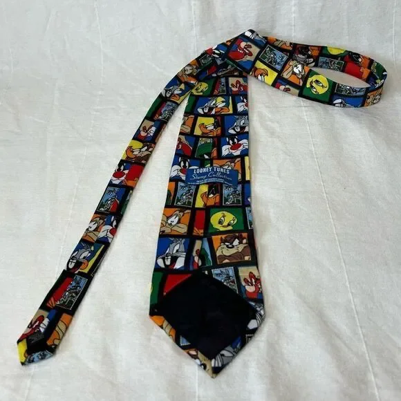 Looney Tunes 1997 Postal Service vintage neck tie - Picture 2 of 3